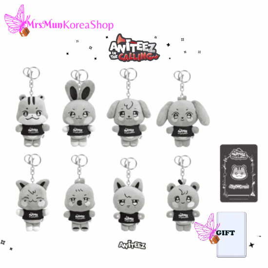 Ateez The Calling Aniteez Plush Keyring – MrsMunKorea Shop