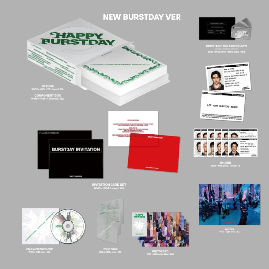 Seventeen Happy Burstday Set Album