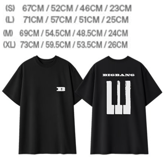 Bigbang Black Tshirt ( Bigbang 20th Anniversary )