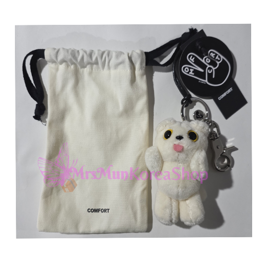 COMFORT MUNK Key Ring Ivory