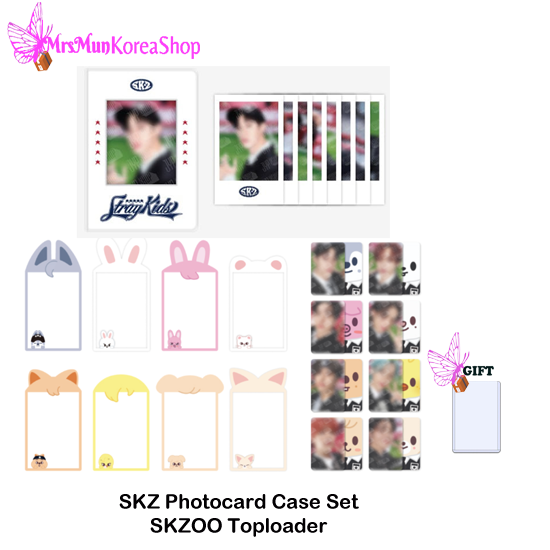 Computer Format 韓国購入 スタッズ Stray Kids PHOTOCARD CASE SET & SKZOO Toploader