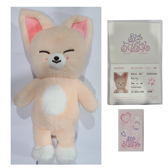 Stray Kids SKZOO PLUSH TEDDYBEAR Ver. - SKZ 5'clock