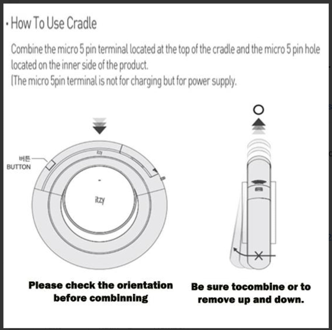 Официальное световое кольцо Itzy