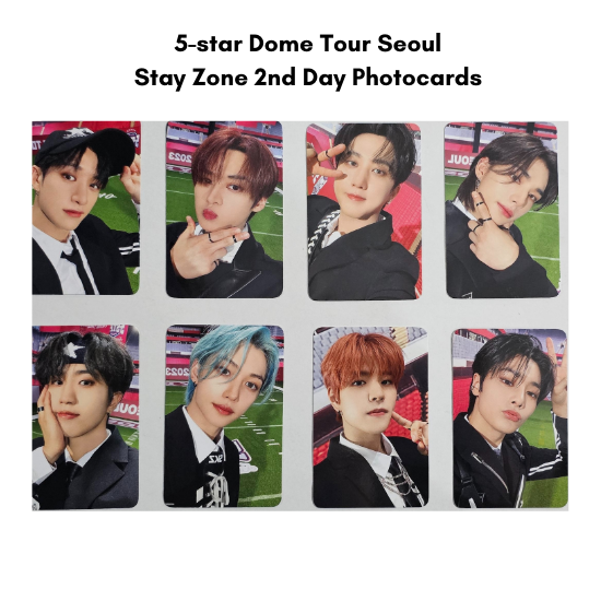 Специальные фотокарточки тура Stray Kids 5-STAR Dome Tour 2023 в Сеуле