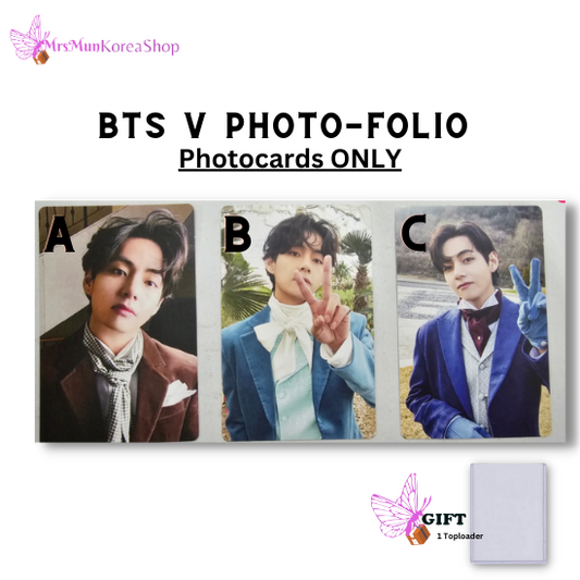 BTS V Photo-folio Photocards ONLY