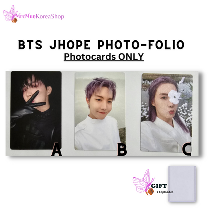 BTS JHOPE Photo-folio Photocards ONLY
