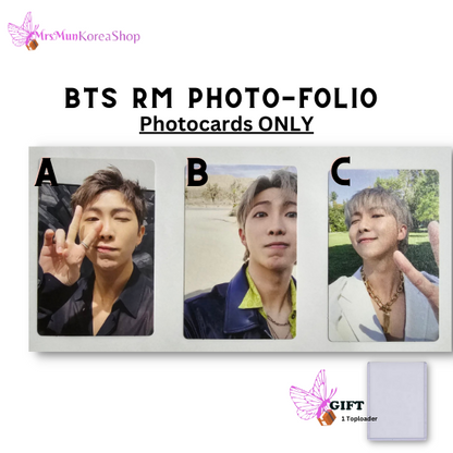 BTS RM Photo-folio Photocards ONLY