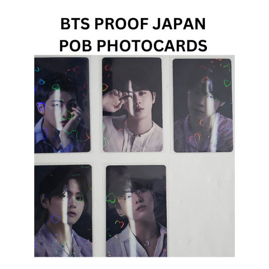BTS PROOF JAPAN POB PHOTOCARDS