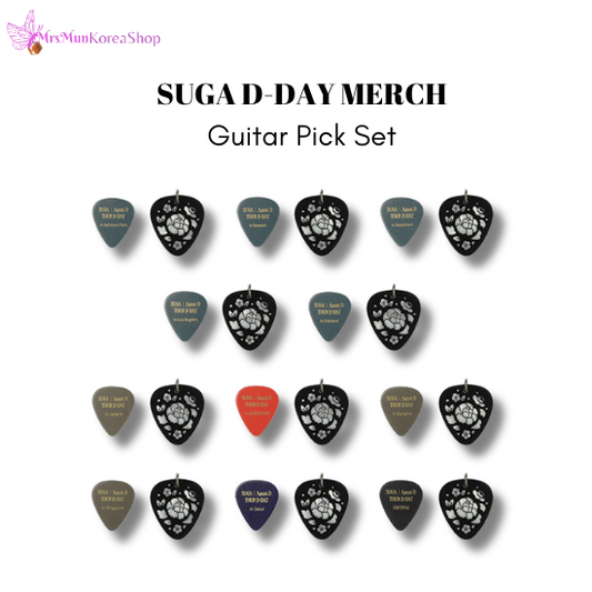 BTS Suga D-day Guitar Pick