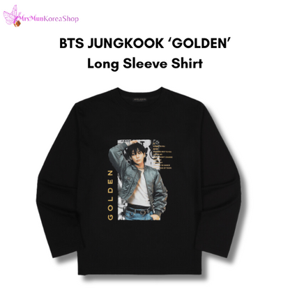 BTS Jungkook Golden Long sleeve Shirt – MrsMunKorea Shop BTS Jungkook Golden Long sleeve Shirt – MrsMunKorea Shop