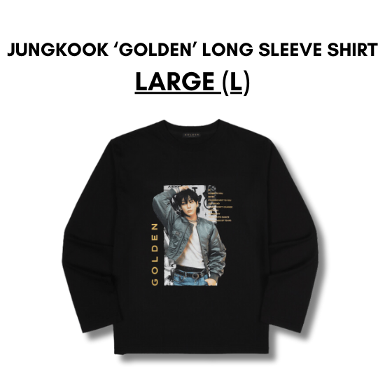 BTS Jungkook Golden Long sleeve Shirt