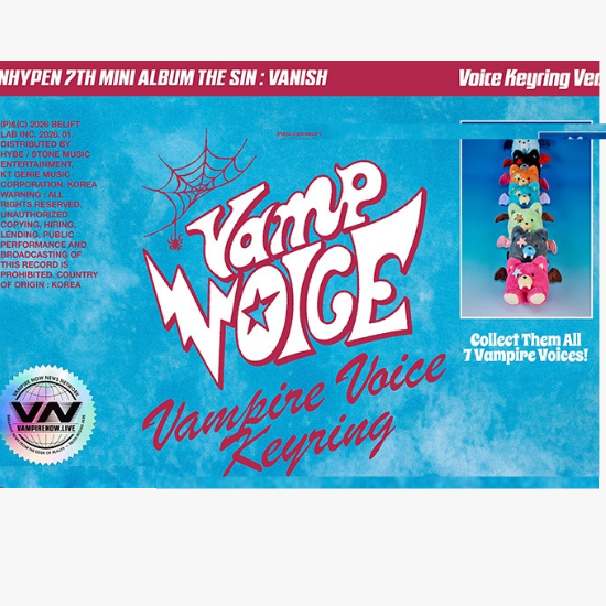 Enhypen The Sin : Vanish ( Voice Keyring Ver. ) RANDOM
