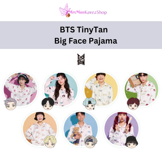 BTS TinyTan Big Face Pajama SET
