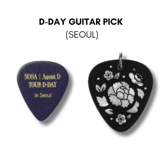 BTS Suga Dday Guitar Pick