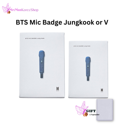 BTS Mic Badge Jungkook or V – MrsMunKorea Shop BTS Mic Badge Jungkook or V – MrsMunKorea Shop