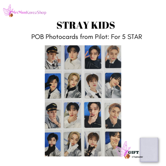 Фотокарточки POB Stray Kids из пилотной серии: для 5STAR
