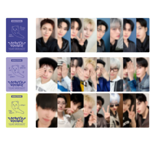 Ateez Tiny Mystery Random Photocard Pack