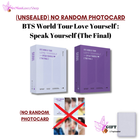BTS World Tour Love Yourself : Speak Yourself (The Final) NO RANDOM PHOTOCARD