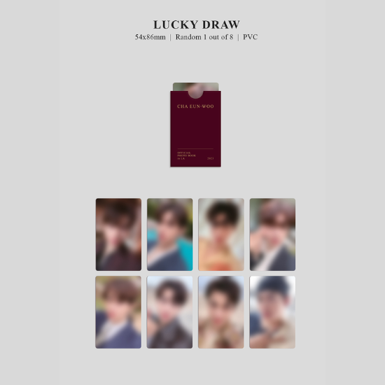 CHA EUN WOO(ASTRO) 2023 OFFICIAL PHOTO BOOK in LA MD  (LUCKY DRAW)