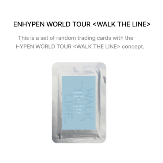 Enhypen Walk The Line Trading Card SET – MrsMunKorea Shop Enhypen Walk The Line Trading Card SET – MrsMunKorea Shop