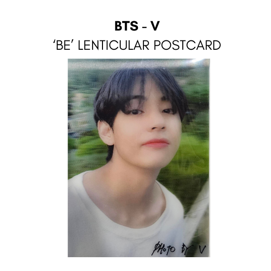 BTS BE Lenticular Postcard and Photocard