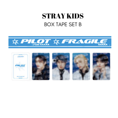 Stray Kids BOX TAPE and Photocard SET  Pilot: For 5star