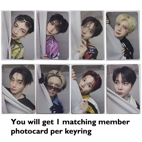 Ateez Aniteez Tiny Plush Keyring ( Aniteez in Color )