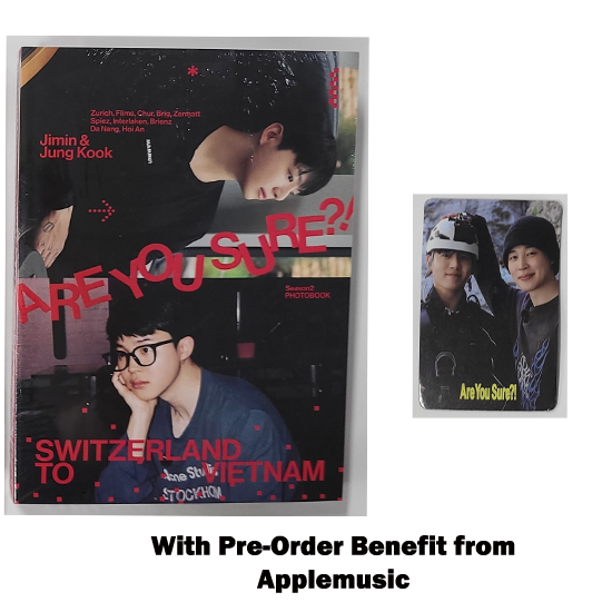 BTS Jimin x Jung Kook <Are You Sure?! Season2> PHOTOBOOK