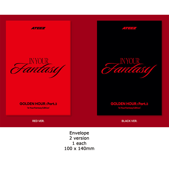 Ateez GOLDEN HOUR : Part.3 ‘In Your Fantasy Edition’ PocaAlbum