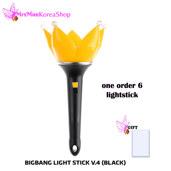 BIGBANG Official Lightstick Version 4 (Black) (Per 6pcs ORDER)