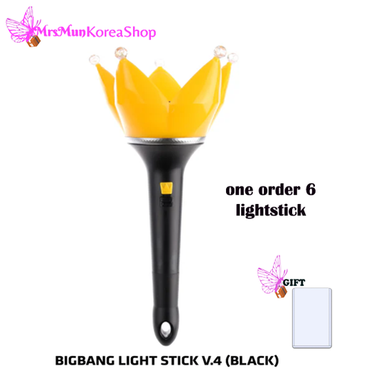 BIGBANG Official Lightstick Version 4 (Black) (Per 6pcs ORDER)