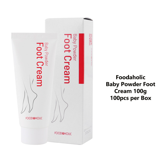 Foodaholic Baby Powder Foot Cream 100g (Per Box Order Only)
