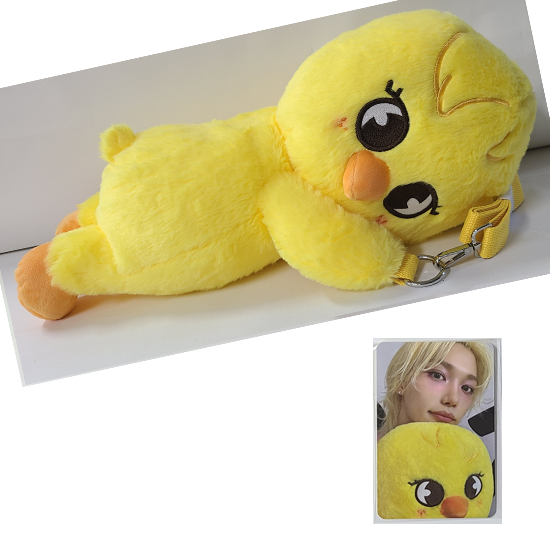 Stray Kids SKZOO Plush Bag celebrATE ( with Photocard from POP UP)