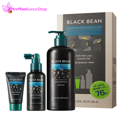 Nature Republic Black Bean Hair Loss Symptoms Improvement Special Set