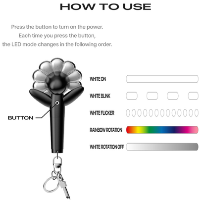 G-Dragon Official Mini Light Keyring Mint