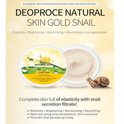 DEOPROCE NATURAL SKIN GOLD SNAIL (PER BOX Order Only!)
