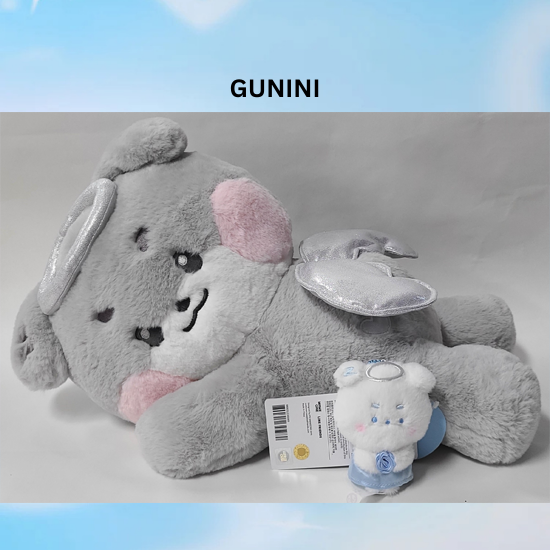 Zerobaseone Zeroni Angel Big Lying Plush with Keyring SET