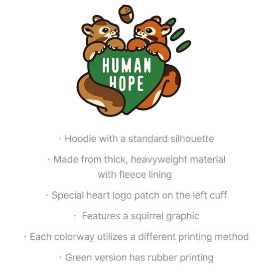 BTS Human Made Heavyweight Hoodie Green