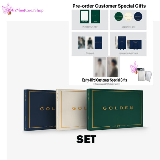 BTS Jungkook Solo Album GOLDEN with POB