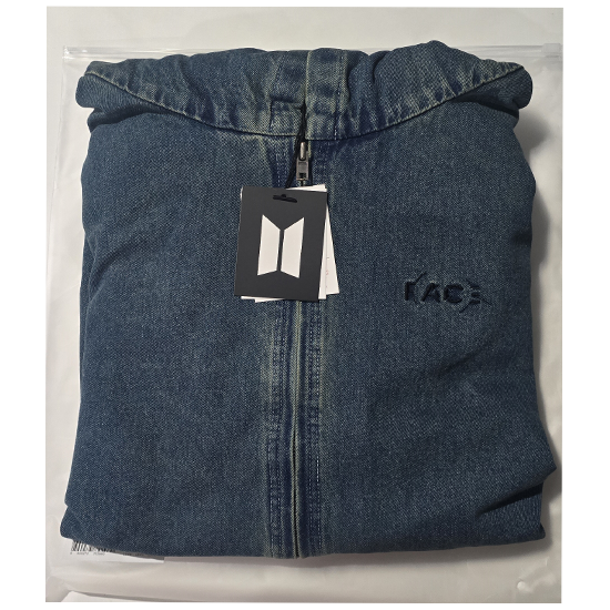 BTS Jimin The Truth Untold: Exhibition Denim Zip-Up Hoodie BTS Jimin The Truth Untold: Exhibition Denim Zip-Up Hoodie