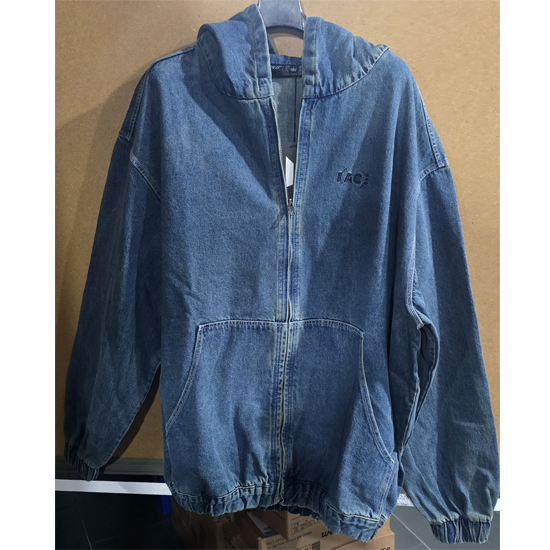 BTS Jimin The Truth Untold: Exhibition Denim Zip-Up Hoodie BTS Jimin The Truth Untold: Exhibition Denim Zip-Up Hoodie