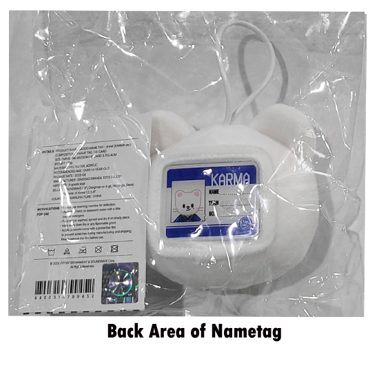 Stray Kids Skzoo Name Tag (Karma) POP UP