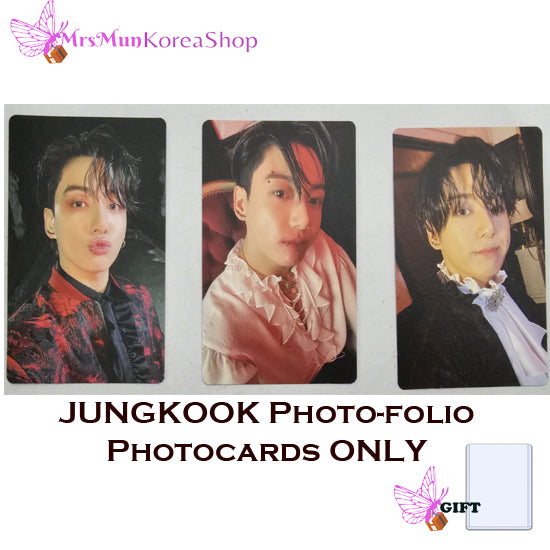 BTS JUNGKOOK Photo-folio Photocards ONLY
