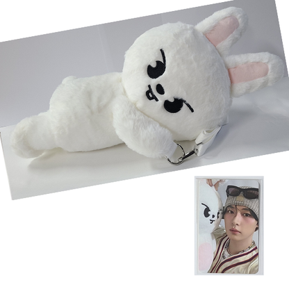 Stray Kids SKZOO Plush Bag celebrATE ( with Photocard from POP UP Stray Kids SKZOO Plush Bag celebrATE ( with Photocard from POP UP