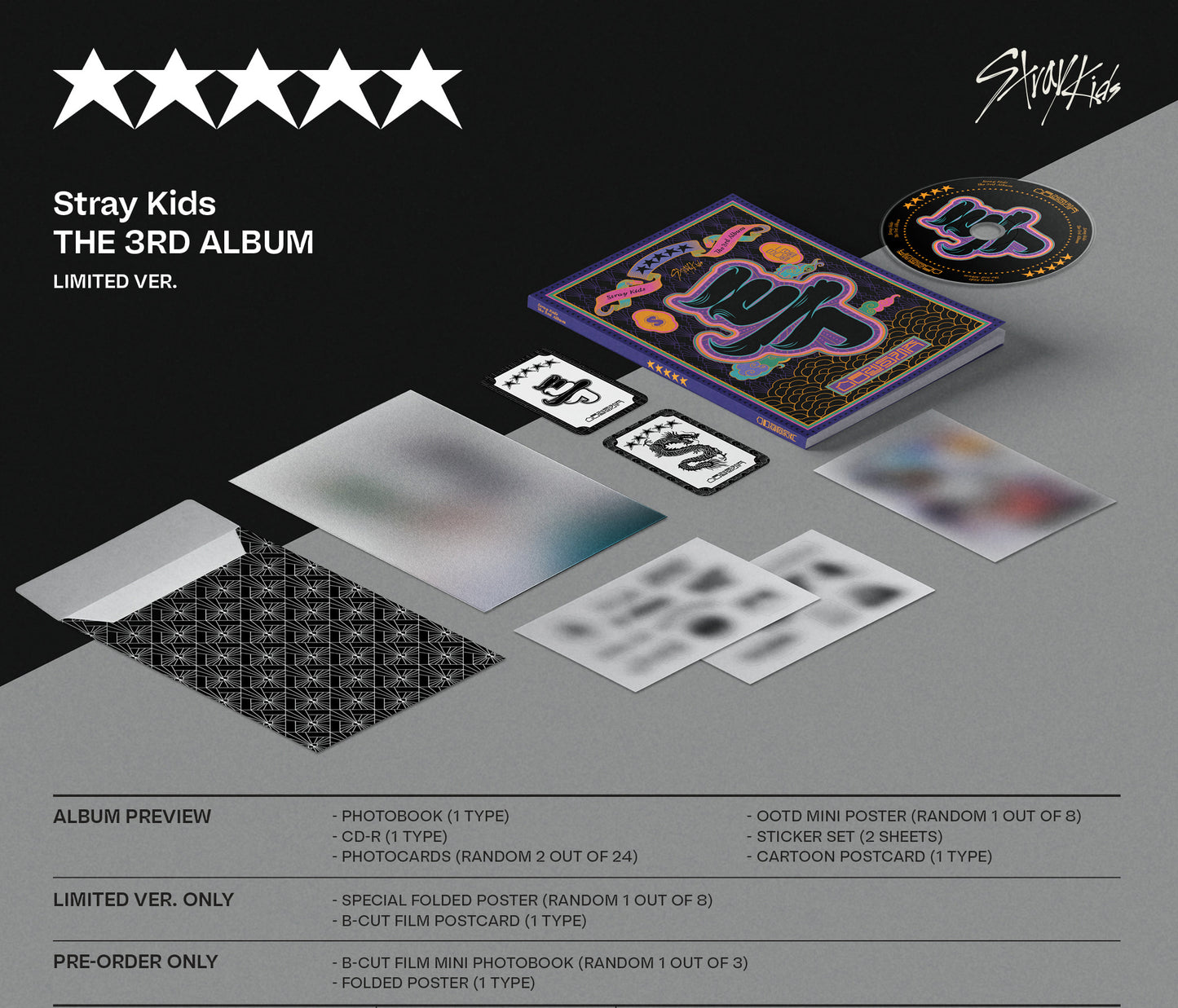 Stray Kids The 3rd Album ★★★★★ (5-STAR) (LIMITED VER.)