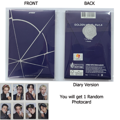 Ateez GOLDEN HOUR Part 4 PocaAlbum