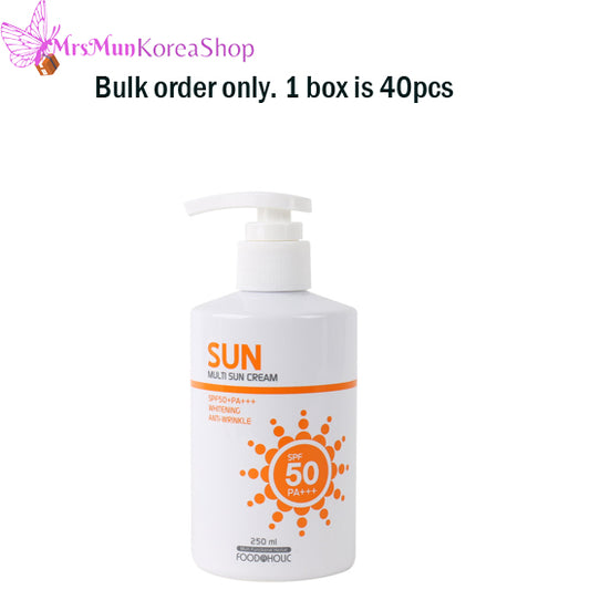 FOODAHOLIC Multi Sun Cream SPF 50+ PA+++ 250ml (PER BOX ORDER ONLY!)