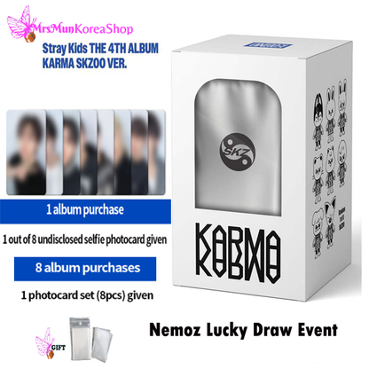 Stray Kids KARMA Skzoo Version Nemoz Lucky Draw Event