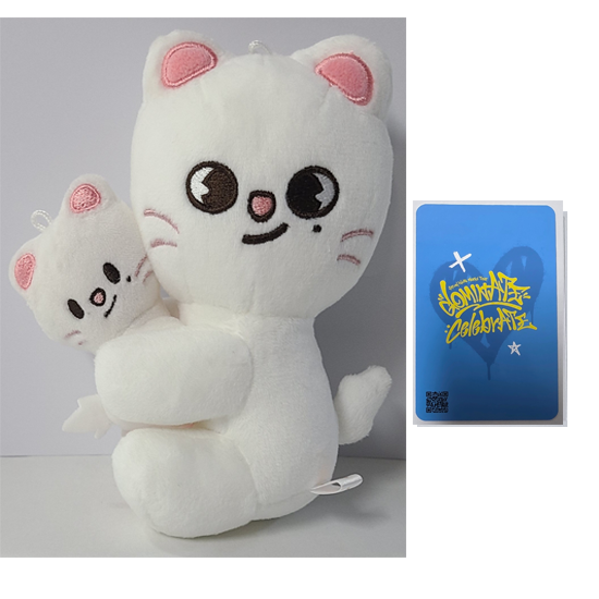 Stray Kids Skzoo Magnet Plush Set  - celebrATE ( Photocard from FANS)