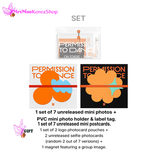 BTS Permission To Dance On Stage Live Set Album + PTD Seoul Digital Code